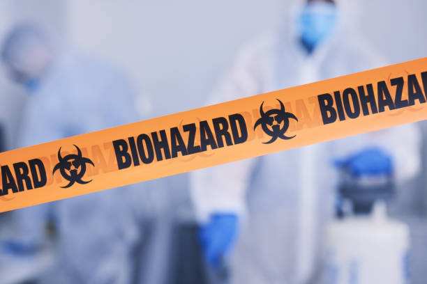 Professional Infectious Disease Decontamination technician working in Lakewood, IL